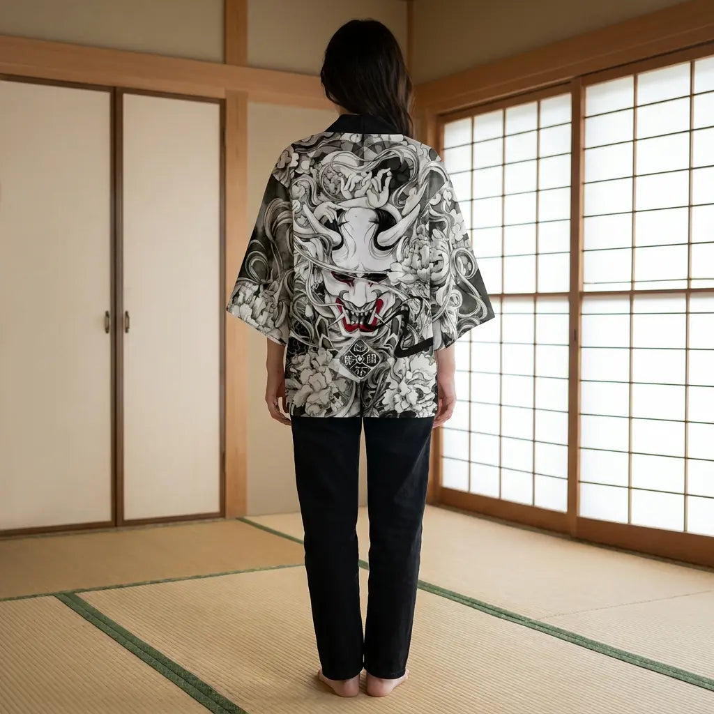 Haori Oni Mujer vista frontal