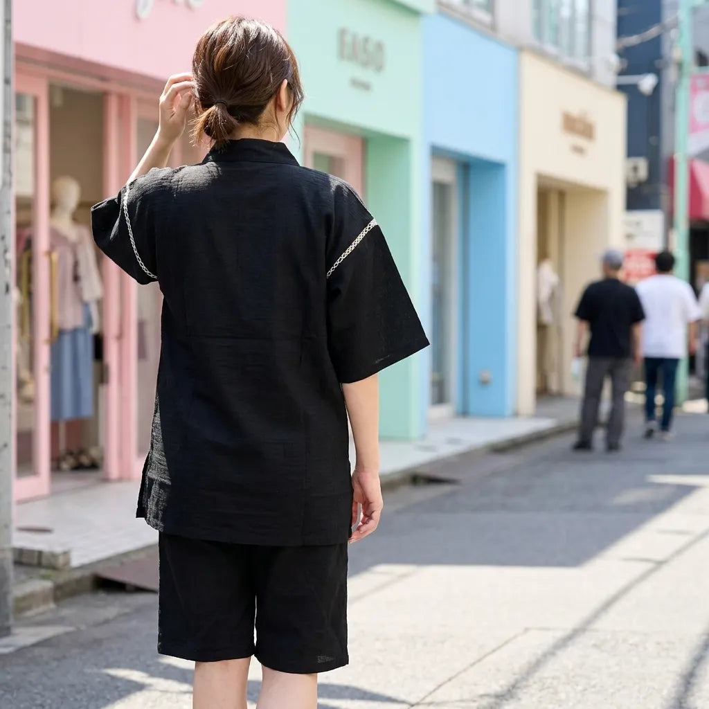Jinbei Rayas Hombre vista frontal