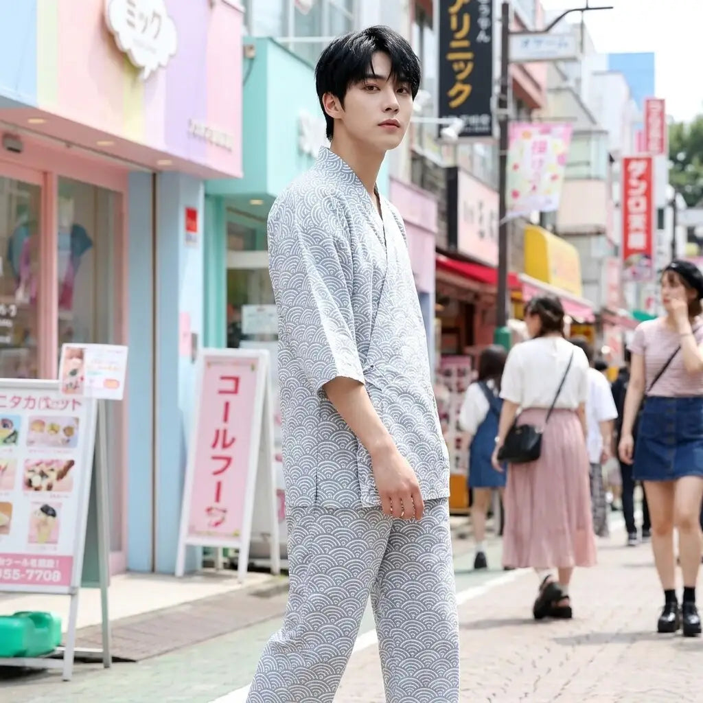 Jinbei Yukata vista frontal