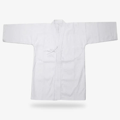 Keikogi blanco a juego con el hakama para hombre