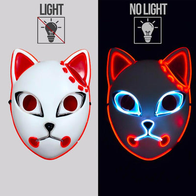 El kimetsu no-yaiba-mascara-tanjiro con color roja