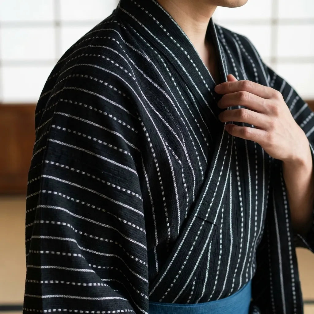 Kimono Cosplay Hombre vista frontal