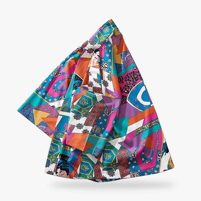 Kimono geométrico mujer, una prenda vibrante que refleja el espíritu de la moda japonesa