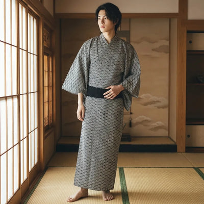 Kimono hombre algodón ligero