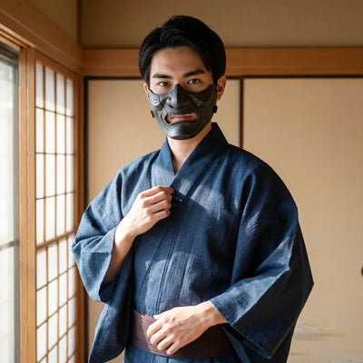 Kimono hombre tradicional visto de frente