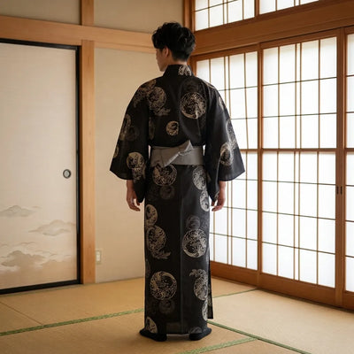 Kimono hombre tradicional inspirado en el yukata