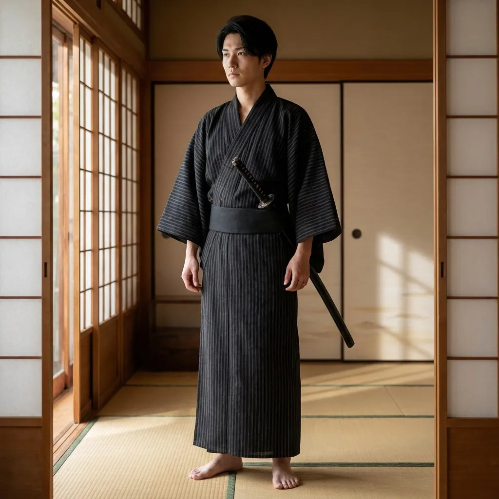 Kimono Japones de Hombre vista frontal