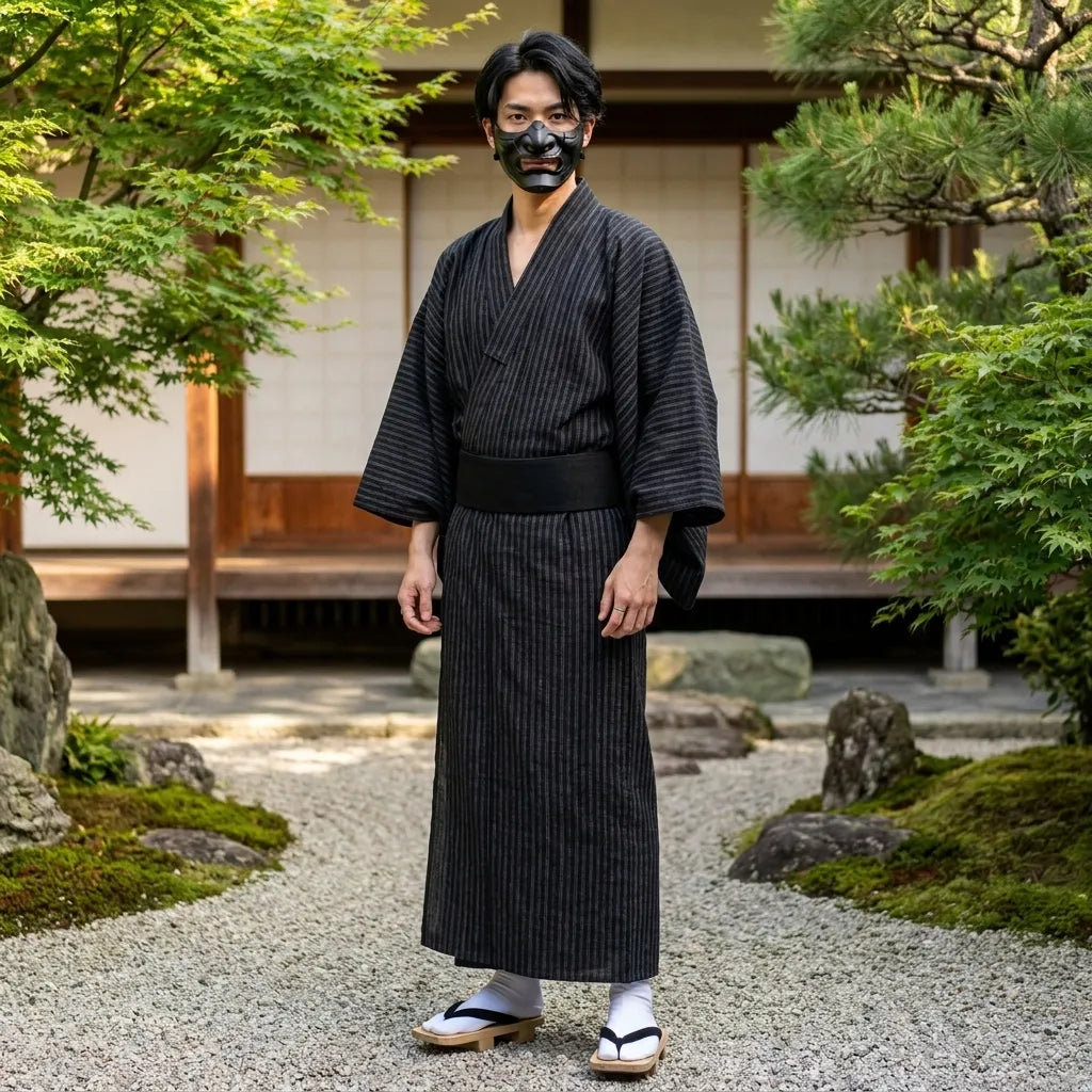 Kimono Japones de Hombre vista posterior