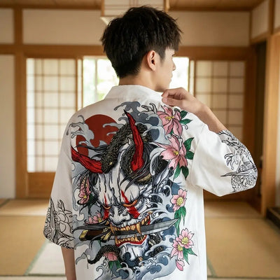 Kimono japones hombre para look casual