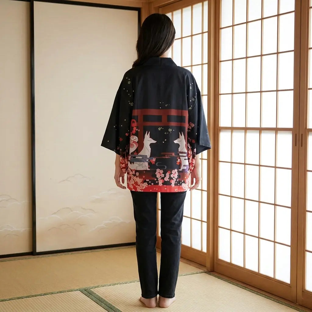 Kimono Kitsune vista frontal