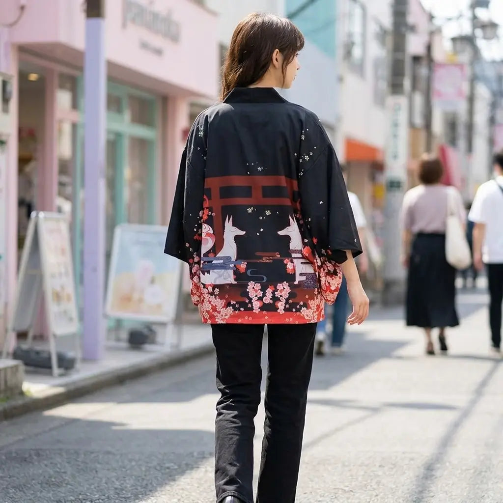 Kimono Kitsune vista posterior