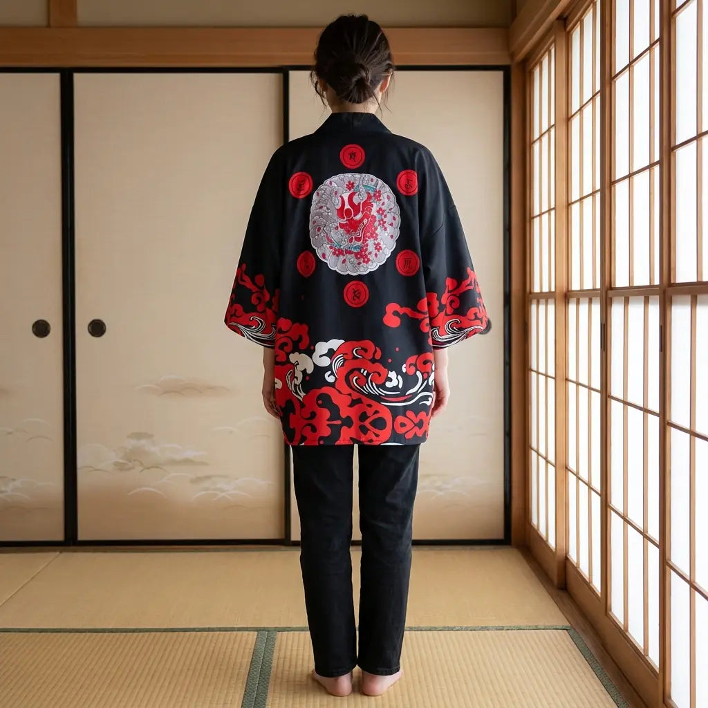 Kimono Oni Mujer vista frontal