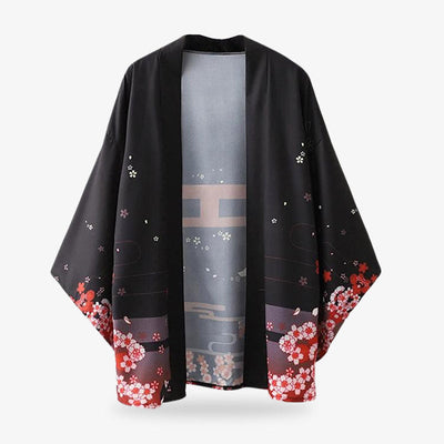 El kimono zorro mitológico combina elegancia y leyenda con motivos de espíritu zorro