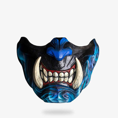 Máscara De Demonio estilo samurái japonés