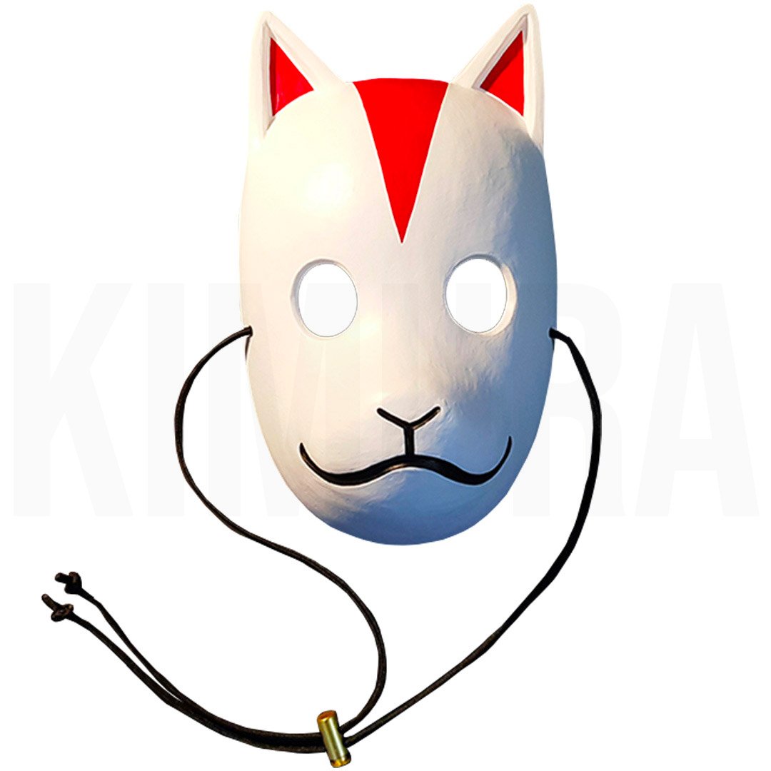 un mascara de itachi anbu on linas rojas. Mascara Kitsune inspirado del manga naruto