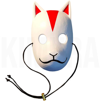 un mascara de itachi anbu on linas rojas. Mascara Kitsune inspirado del manga naruto