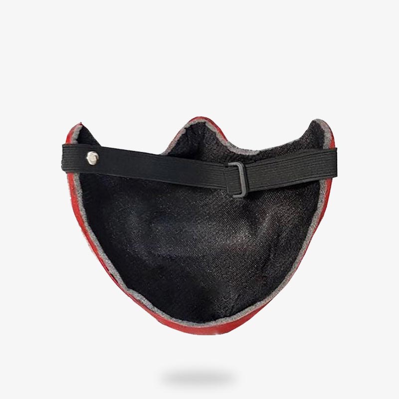 Máscara de guerrero japonés hecha a mano, accesorio tradicional samurái