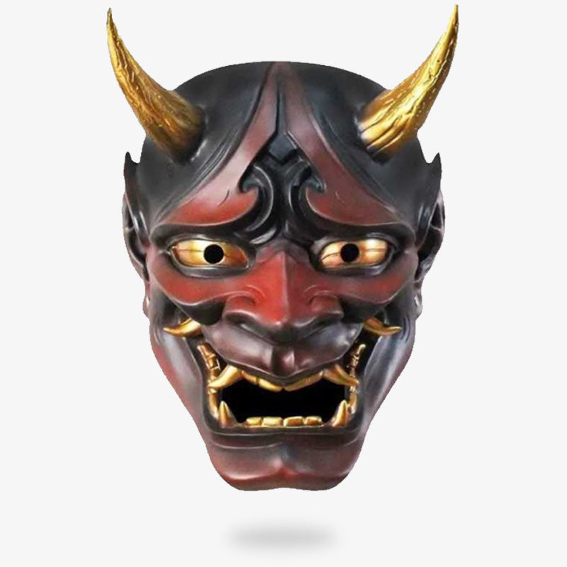 Mascara Hannya Demonio de resina inspirada en el folclore japonés