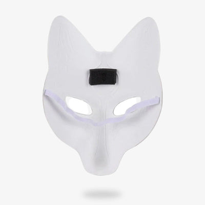 Máscara okami de Amaterasu japonesa con espuma protectora para un disfraz japonés