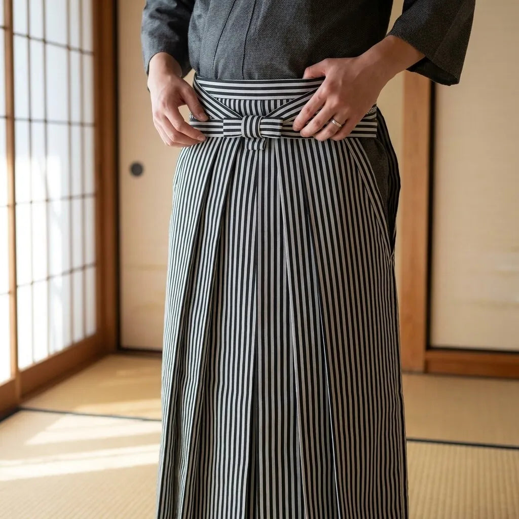 Pantalon Hakama Hombre vista frontal