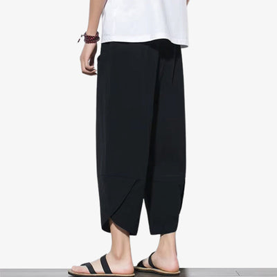 Pantalón japonés holgado estilo hippie