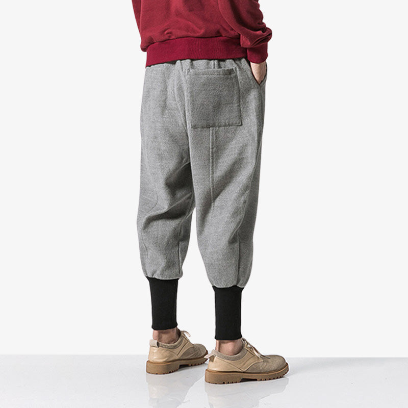 Silueta de pantalón japonés inspirado en hakama