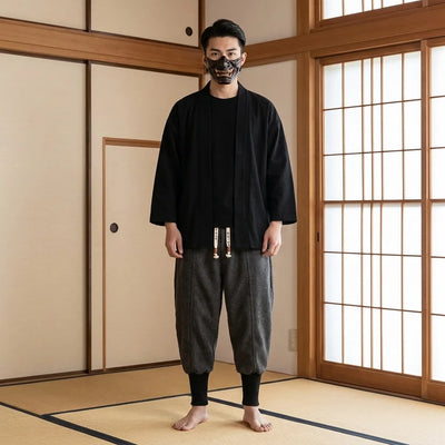 Pantalones ninjas de estilo streetwear japonés