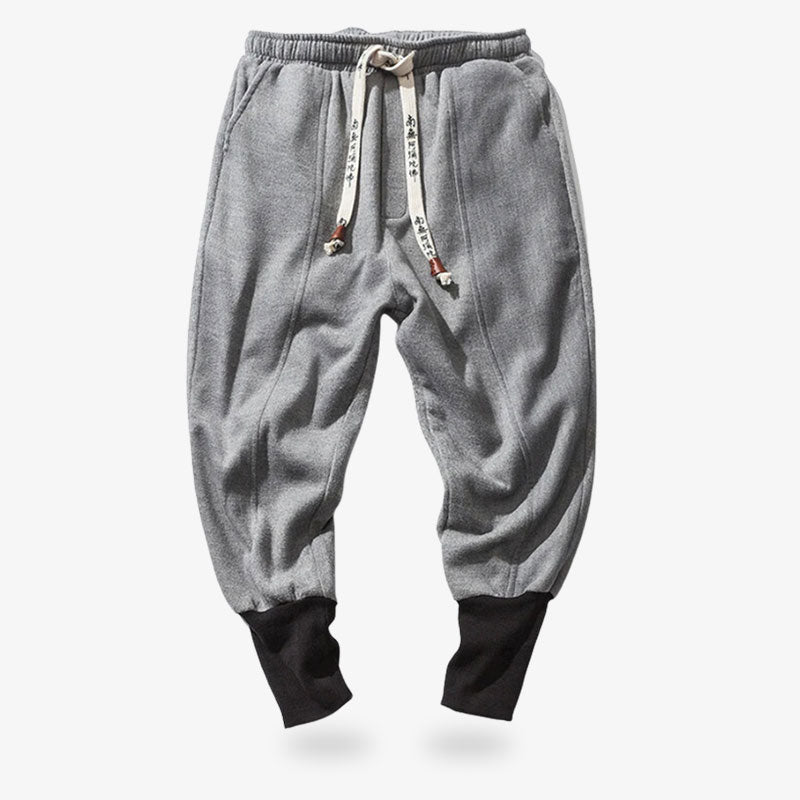 Pantalón streetwear japonés cómodo y práctico