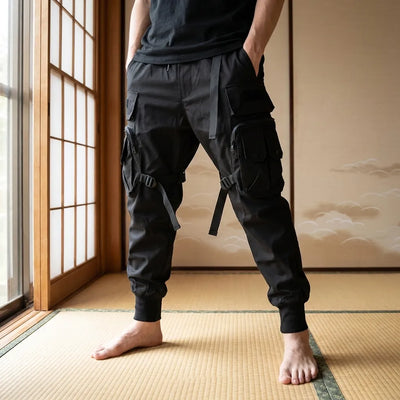 Pantalones Techwear japoneses estilo cargo