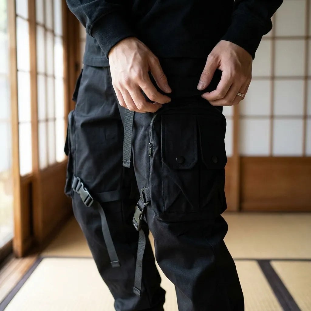 Pantalones Techwear vista frontal