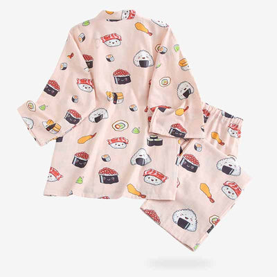 Pijama estilo samue japonés para mujer