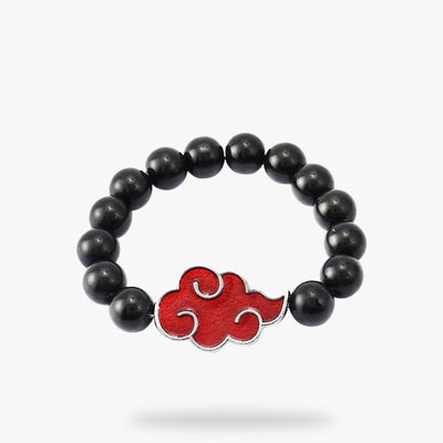 Pulsera Akatsuki con la nube roja de los ninjas renegados de Naruto