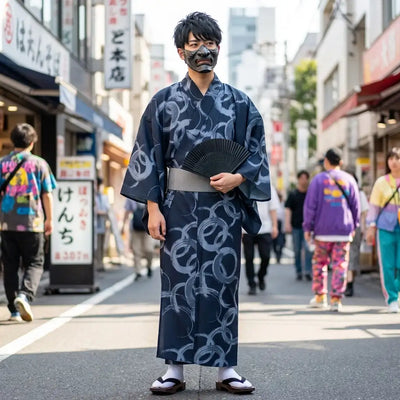 Ropa japonesa hombre minimalista