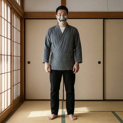 Samue Japones Hombre en lino y algodon