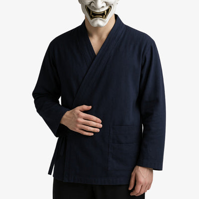 Samue ropa japonesa que combina tradición y comodidad moderna, ideal para el día a día o la meditación