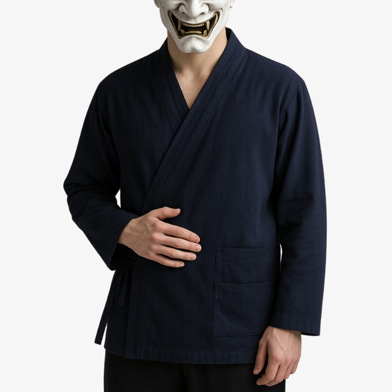 Samue ropa japonesa que combina tradición y comodidad moderna, ideal para el día a día o la meditación