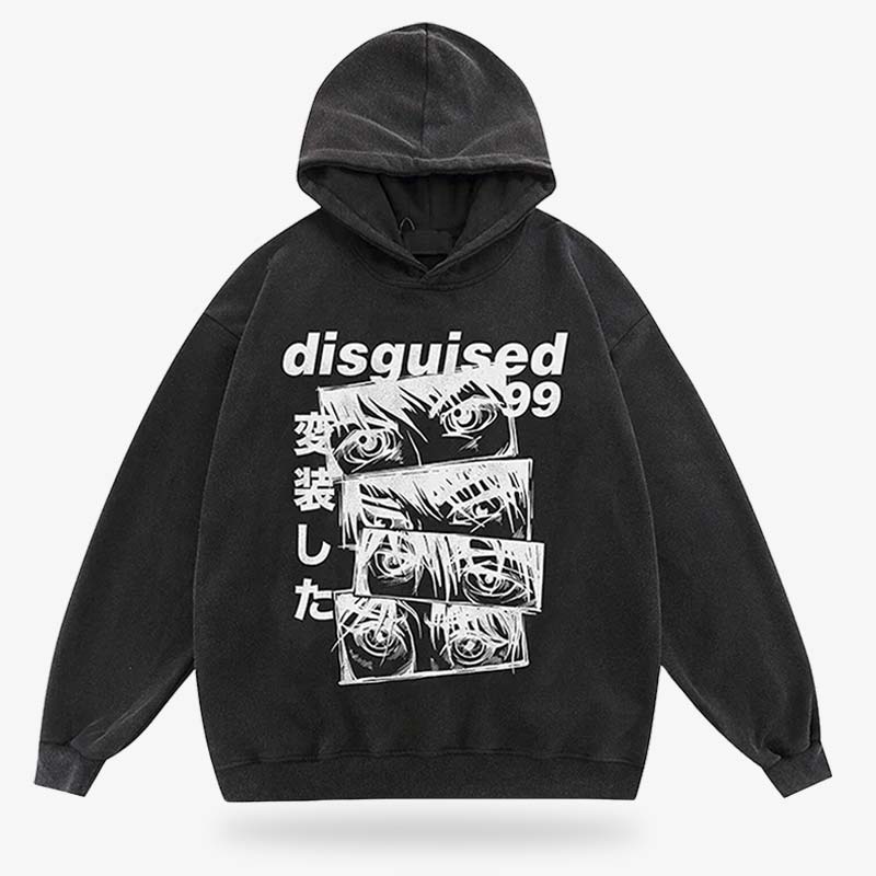 Sudadera anime con estampado vibrante de personajes icónicos, confeccionada en algodón de alta calidad para un look divertido y moderno