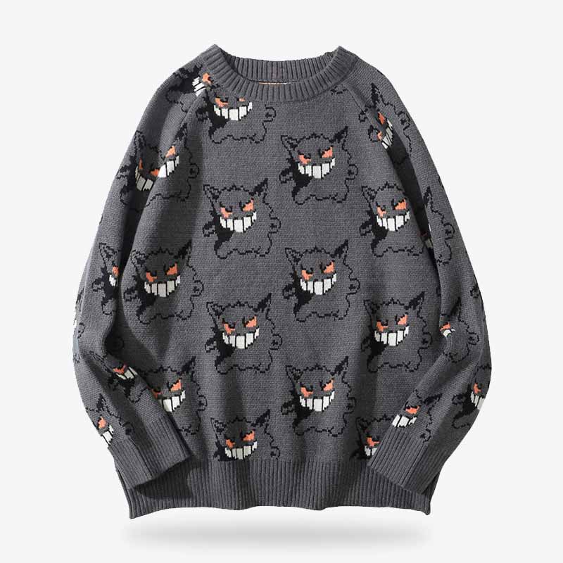 Sudadera Pokémon Gengar con un diseño impactante, hecha de material duradero y acogedor