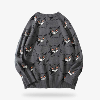 Sudadera Pokémon Gengar con estampado detallado y colorido, de tejido premium para un look estiloso