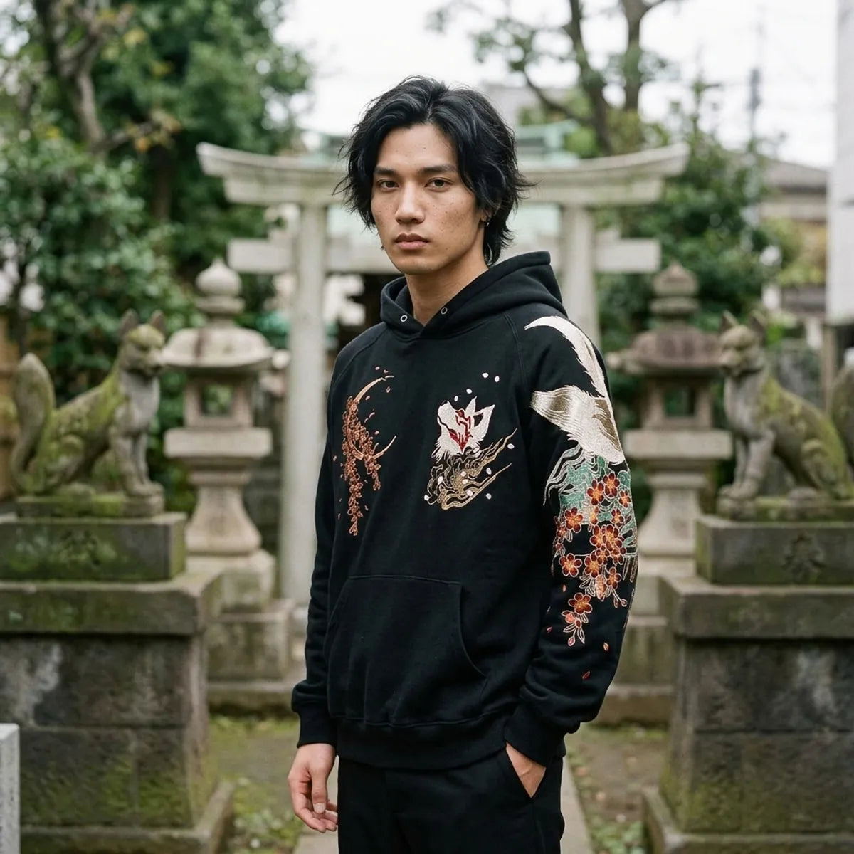 Sudaderas Estilo Japones vista frontal