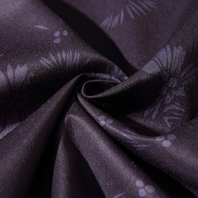 Estampado de flores de sakura sobre tela de algodón para kimono