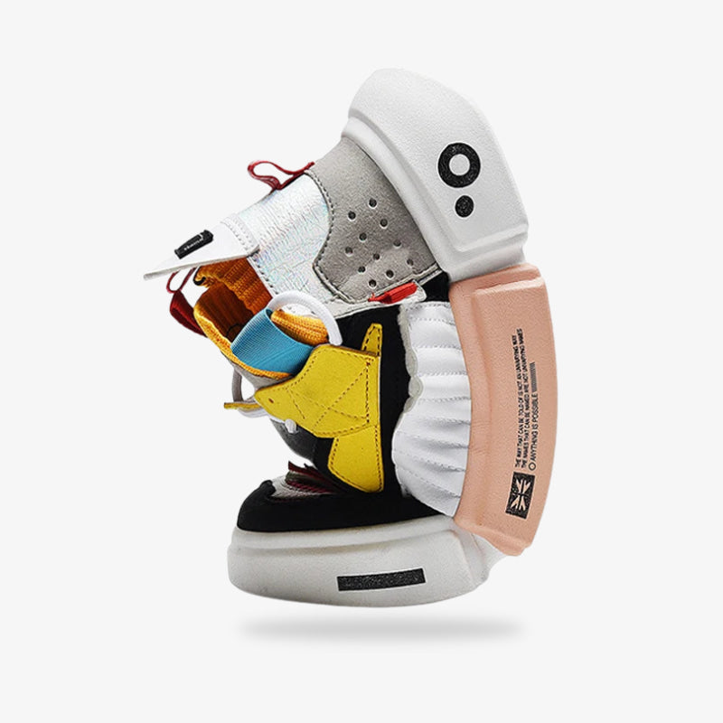 Tenis de streetwear japonés con estampados llamativos