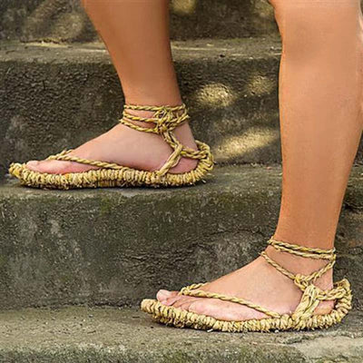 Sandalias tradicionales waraji samurai, históricamente precisas y duraderas