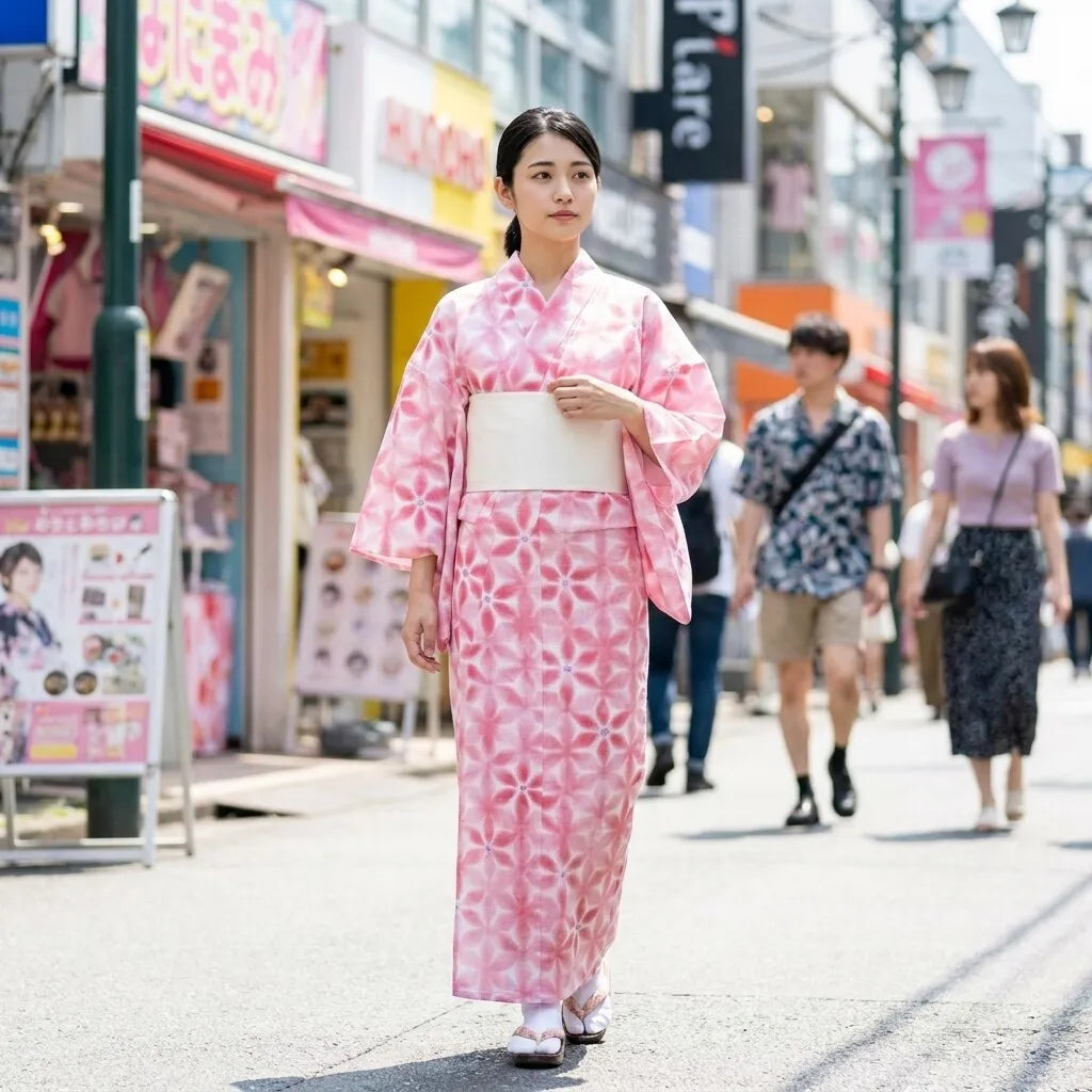 Yukata Hombre Tradicional vista posterior