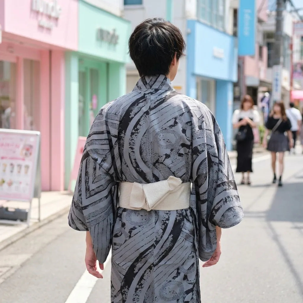 Yukata Hombre Verano vista frontal