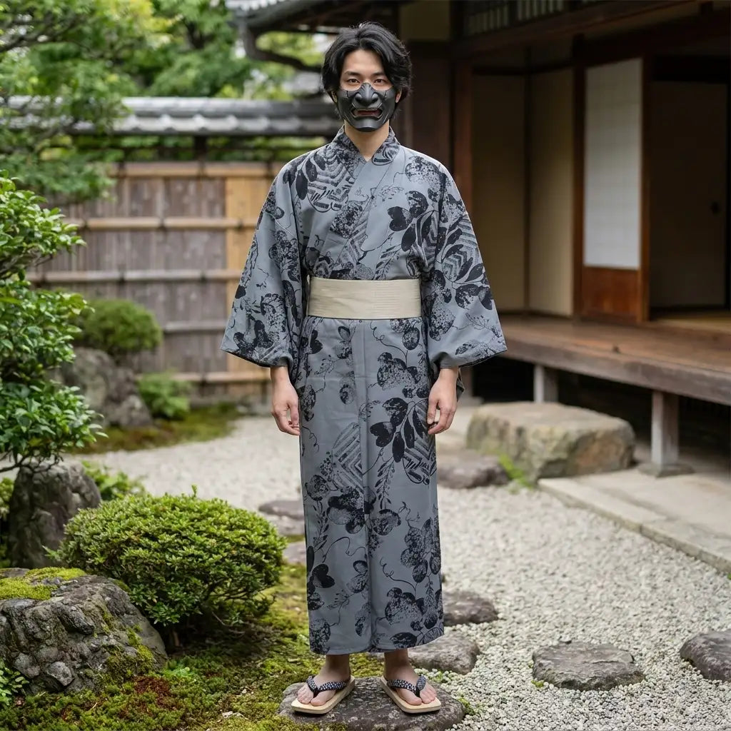 Yukata Hombre Verano vista posterior