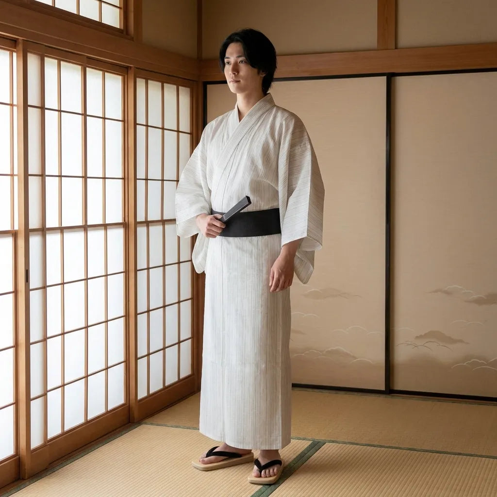 Yukata hombre estilo japonés
